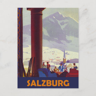 Carte Postale Salzbourg, City Restaurant, Autriche