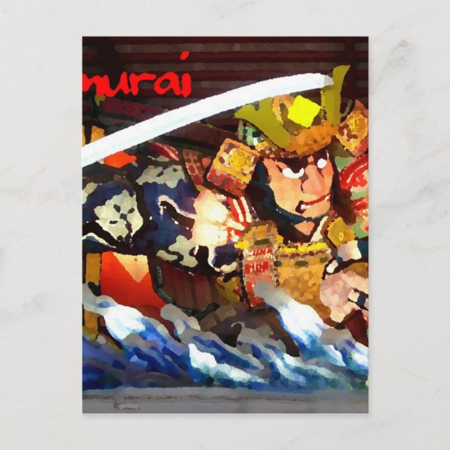 CARTE POSTALE SAMURAI (Devant)
