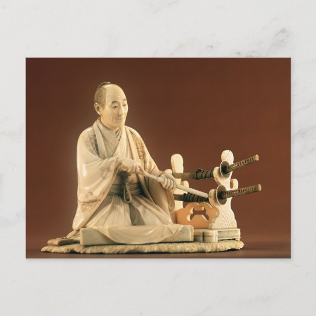 Carte Postale Samurai, Okinomo, Période Edo (Devant)