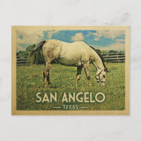 San Angelo Texas Horse Farm - Vintage voyage