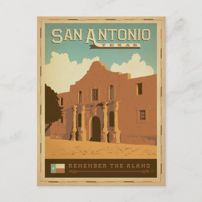 Carte Postale San Antonio, Texas (Devant)
