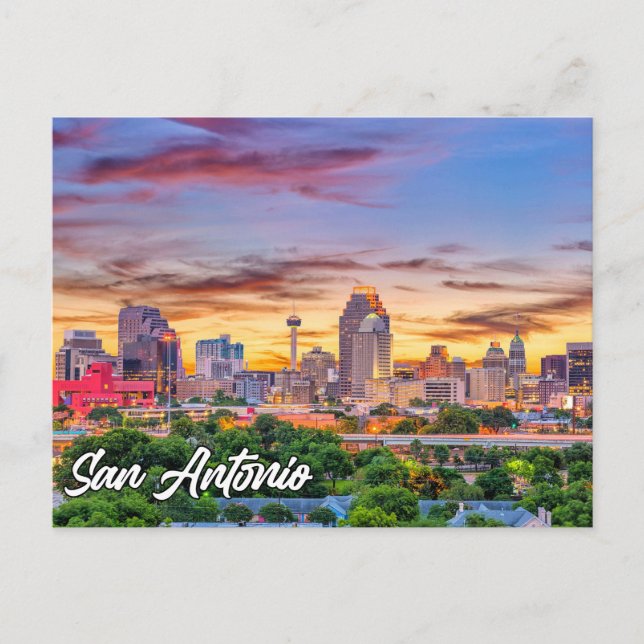 Carte Postale San Antonio, Texas, États-Unis (Devant)