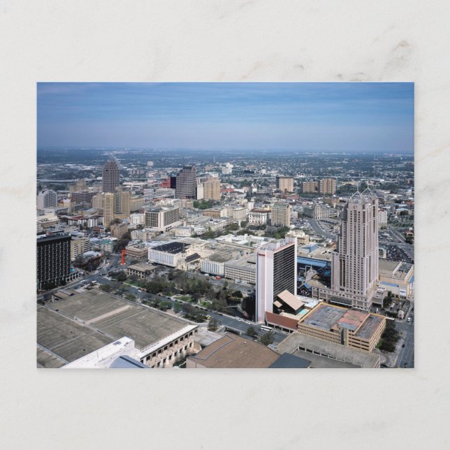 Carte Postale San Antonio Texas Skyline (Devant)