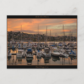 Carte postale San Diego California Marina
