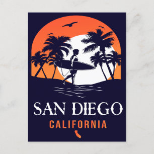 Carte Postale San Diego California Sunset Vacances Souvenirs