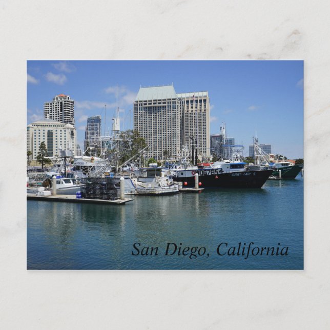 Carte Postale San Diego, Californie (Devant)