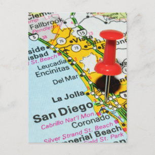 Carte Postale San Diego, Californie