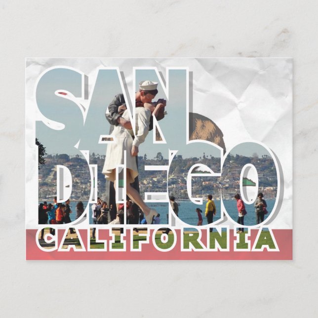Carte postale San Diego, Californie (Devant)