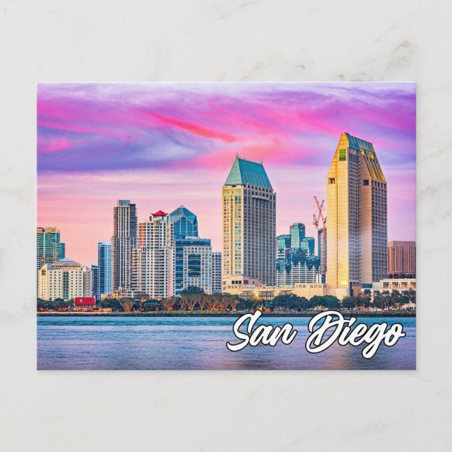 Carte Postale San Diego, Californie, États-Unis (Devant)