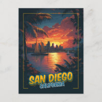San Diego, Californie - Style Vintage