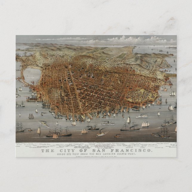 Carte Postale San Francisco 1878 (Devant)