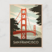 Carte Postale San Francisco, CA - Golden Gate Bridge