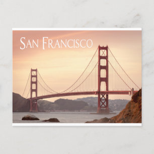 Carte Postale San Francisco California Golden Gate Bridge, USA