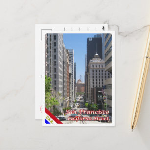 Carte Postale San Francisco - California Street - USA -