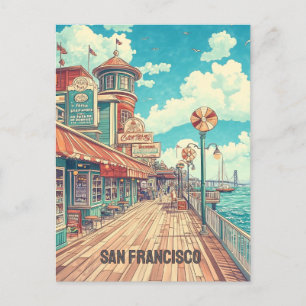 Carte Postale San Francisco California Travel