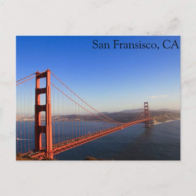 Carte Postale San Francisco, Californie (Devant)