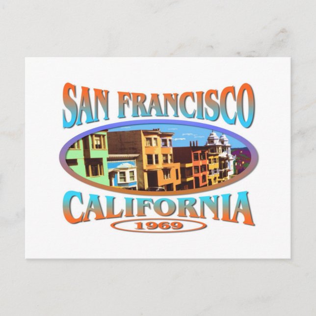 Carte Postale San Francisco Californie 1969 (Devant)