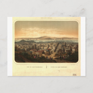 Carte Postale San Francisco Californie en 1860