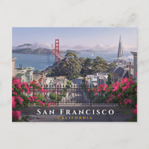 Carte Postale San Francisco Californie Pont du Golden Gate Voyag