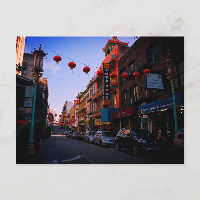 Carte postale San Francisco Chinatown (Devant)
