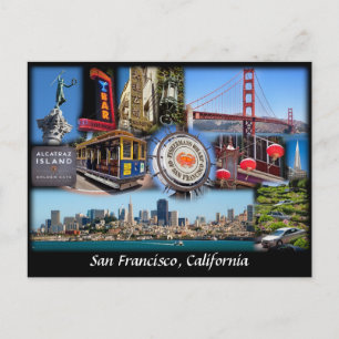 Carte Postale San Francisco Collage