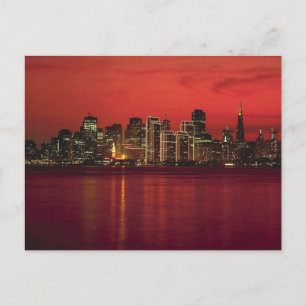 Carte Postale San Francisco Nitetime Skyline