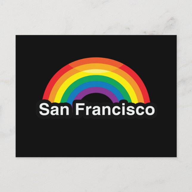 Carte Postale SAN FRANCISCO PRIDE LGBT RAINBOW -.png (Devant)