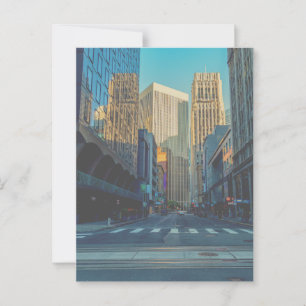 Carte Postale San Francisco Street View en soirée