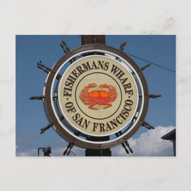 Carte Postale San Francisco Warf (Devant)