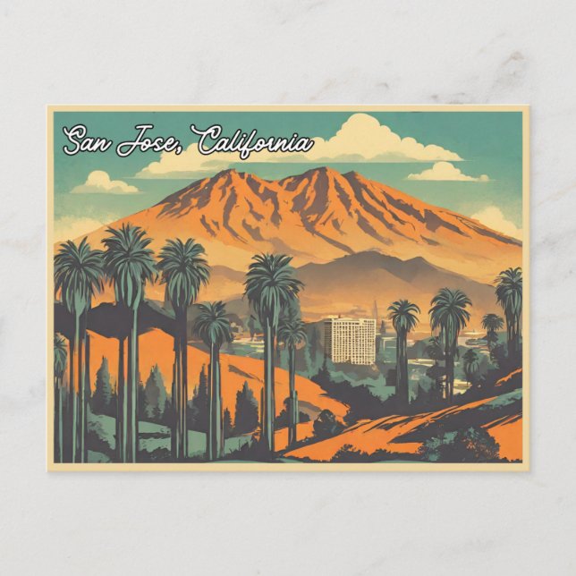 Carte Postale San Jose California Travel (Devant)