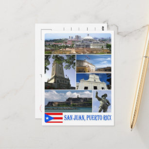 Carte Postale San Juan - Mosaïque - Porto Rico -