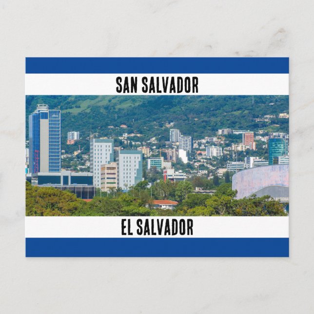 Carte Postale San Salvador, El Salvador (Devant)