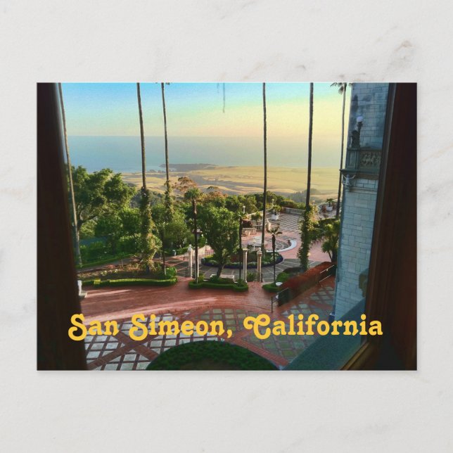 Carte postale San Simeon Ocean View (Devant)