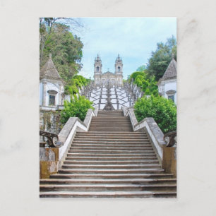 Carte Postale Sanctuaire Bom Jesus do Monte à Braga, Portugal
