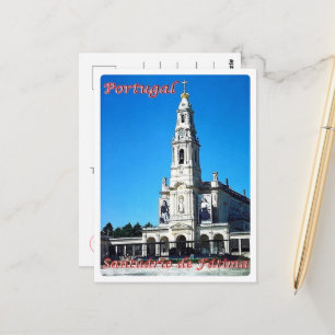 Carte Postale Sanctuaire Fatima - Portugal -