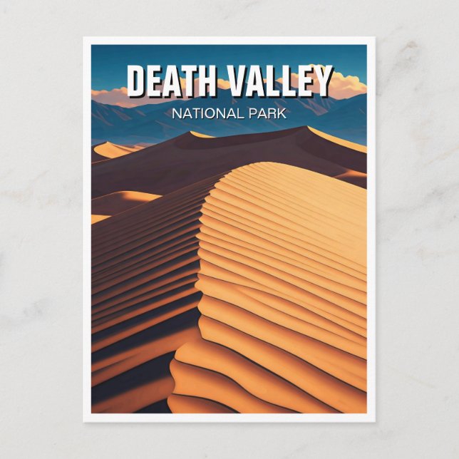 Carte Postale Sand Dune Death Valley National Park Souvenir (Devant)