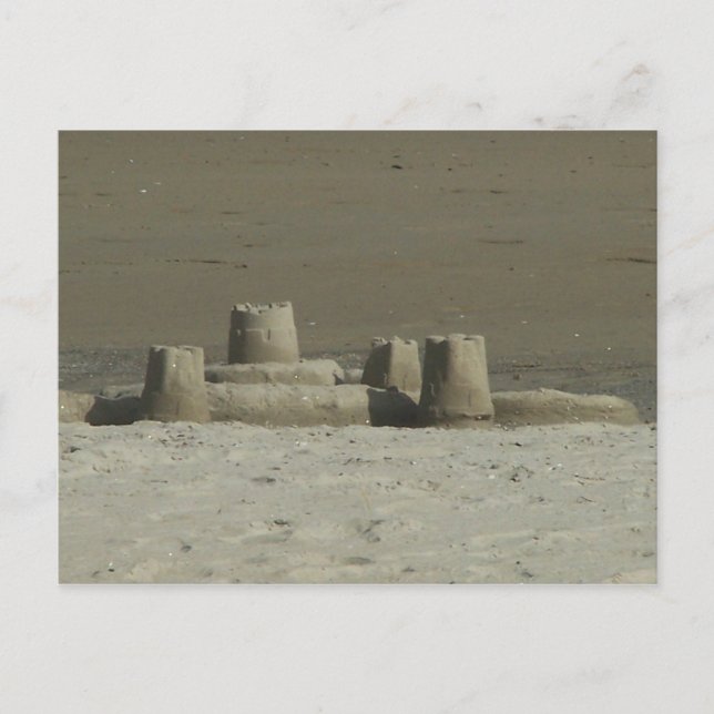 Carte Postale Sandcastle (Devant)