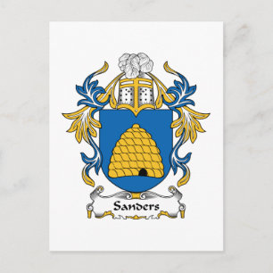 Carte Postale Sanders Family Crest