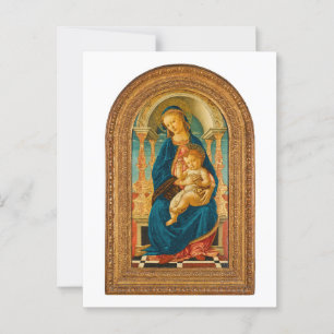Carte Postale Sandro Botticelli Madonna and Child c 1470