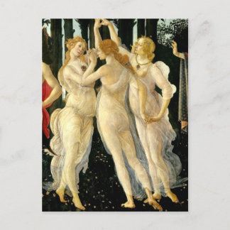 Carte Postale Sandro Botticelli "Primavera - Les Trois Grâces"