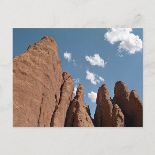 Carte Postale Sandstone Fins Utah Desert Photo (Devant)