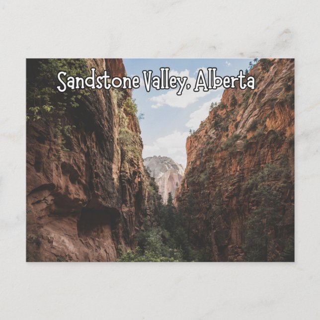 Carte Postale Sandstone Valley Alberta Canada (Devant)