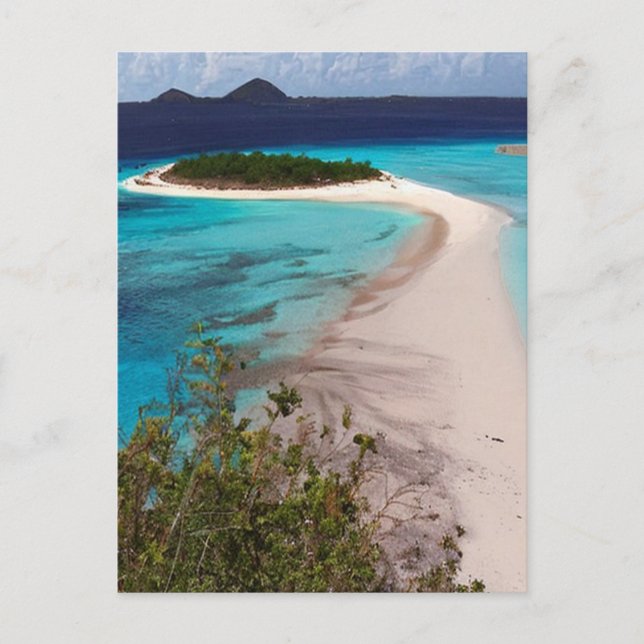Carte Postale Sandy Island, Anguilla (Devant)
