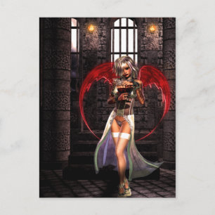 Carte Postale Sang Angel Gothique Girls™ Vampire Imaginaire Sign