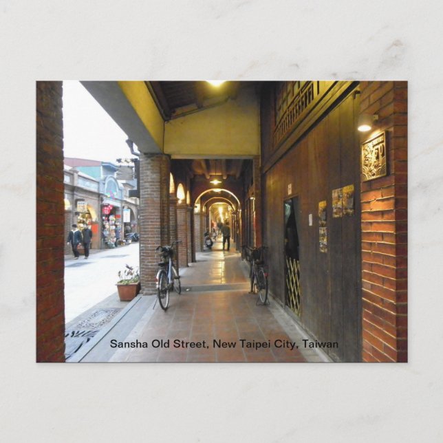 Carte Postale Sansha Old Street, New Taipei City, Taïwan (Devant)