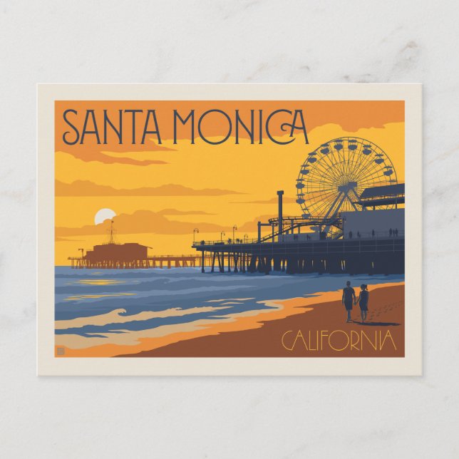 Carte Postale Santa Monica, Californie (Devant)