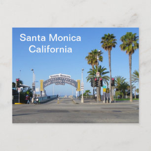 Carte Postale Santa Monica Postcard !