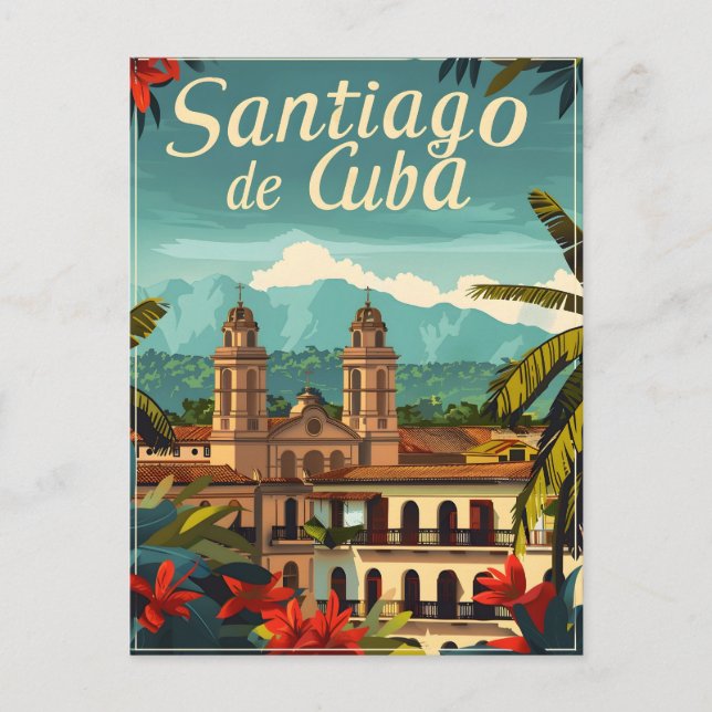 Carte Postale Santiago de Cuba : Soul rythmique des Caraïbes (Devant)