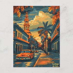 Carte Postale Santiago de Cuba vintage