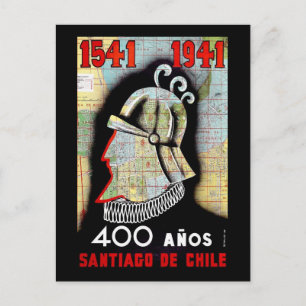 Carte Postale Santiago Du Chili